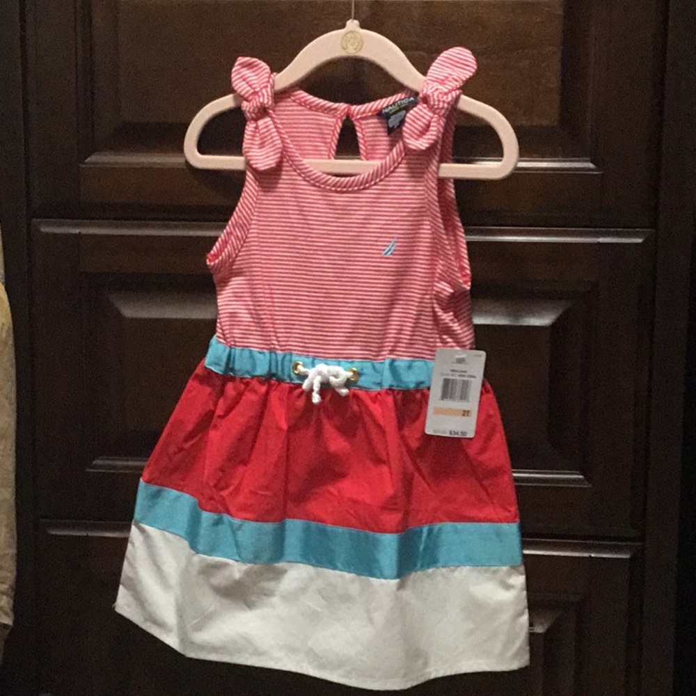 NAUTICA (NEW) Little girl (2T) summer dress w/tag.